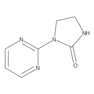 1-(Pyrimidin-2-yl)imidazolidin-2-one Structure