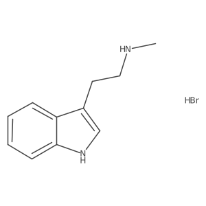 N-Methyltryptamine hydrobromide结构式