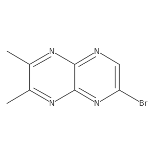 6-Bromo-2,3-dimethylpyrazino[2,3-b]pyrazine Structure