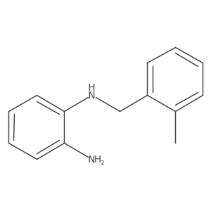 1-N-[(2-methylphenyl)methyl]benzene-1,2-diamine结构式