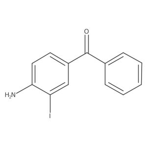 (4-Amino-3-iodophenyl)(phenyl)methanone Structure