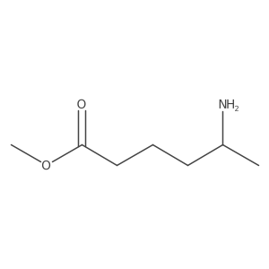 Methyl 5-aminohexanoate结构式