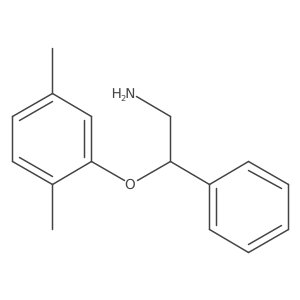 2-(2,5-Dimethyl-phenoxy)-2-phenyl-ethylamine Structure