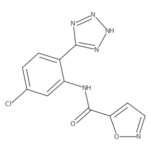 N-[5-Chloro-2-(1H-tetrazol-5-yl)phenyl]isoxazole-5-carboxamide Structure