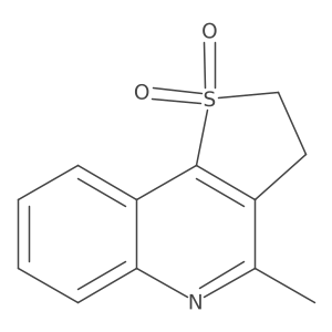 Thieno[3,2-c]quinoline, 2,3-dihydro-4-methyl-, 1,1-dioxide结构式