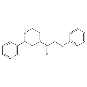 2-Phenoxy-1-(2-phenylmorpholino)ethanone Structure