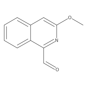 3-Methoxyisoquinoline-1-carbaldehyde结构式