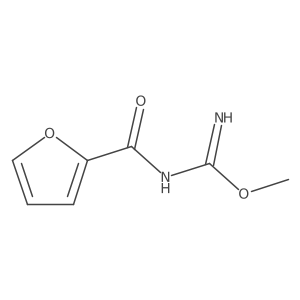 Pseudourea, 3-(2-furoyl)-2-methyl-结构式