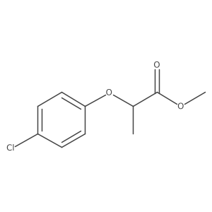 Propanoic acid, 2-(4-chlorophenoxy)-, methyl ester, (R)-结构式