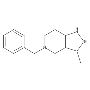 5-benzyl-3-methyl-4,5,6,7-tetrahydro-2H-pyrazolo[4,3-c]pyridine Structure