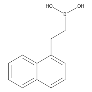2-(1-Naphthyl)ethyl boronic acid结构式