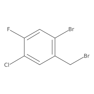 1-Bromo-2-bromomethyl-4-chloro-5-fluoro-benzene Structure