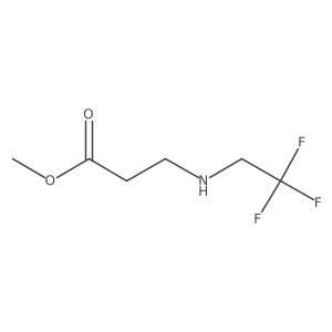 Methyl 3-[(2,2,2-trifluoroethyl)amino]propanoate结构式