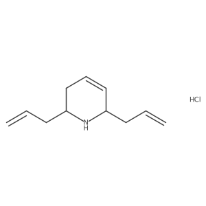 2,6-Diallyl-1,2,3,6-tetrahydropyridine hydrochloride结构式