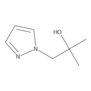 2-Methyl-1-(1H-pyrazol-1-YL)propan-2-OL结构式