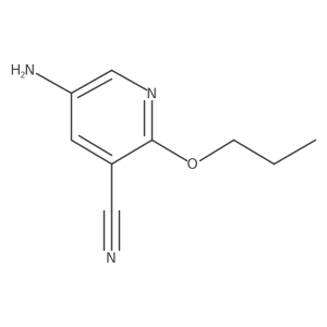 5-Amino-2-propoxypyridine-3-carbonitrile Structure