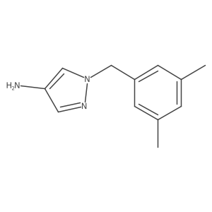 1-(3,5-Dimethylbenzyl)-1h-pyrazol-4-amine结构式