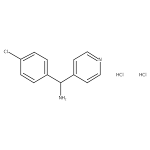 [(4-Chlorophenyl)(4-pyridinyl)methyl]amine dihydrochloride Structure