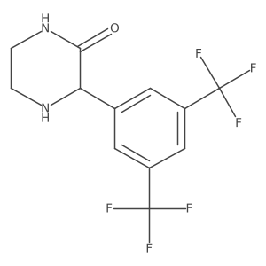 3-(3,5-Bis-trifluoromethyl-phenyl)-piperazin-2-one Structure
