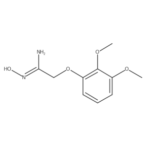 (Z)-2-(2,3-dimethoxyphenoxy)-N'-hydroxyacetimidamide Structure