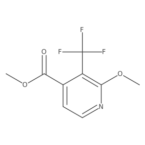 Methyl 2-methoxy-3-(trifluoromethyl)isonicotinate结构式