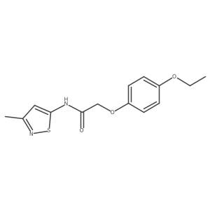 2-(4-ethoxyphenoxy)-N-(3-methylisothiazol-5-yl)acetamide结构式