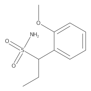 1-(2-Methoxyphenyl)propane-1-sulfonamide结构式