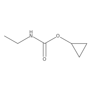 cyclopropyl N-ethylcarbamate Structure