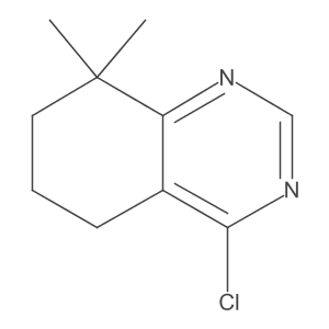 4-Chloro-8,8-dimethyl-5,6,7,8-tetrahydroquinazoline结构式