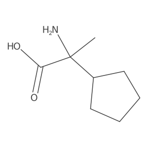 (S)-2-Amino-2-cyclopentylpropanoic acid结构式