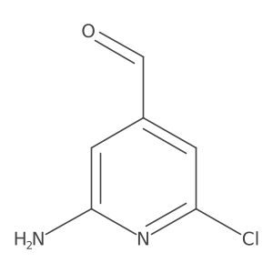 2-Amino-6-chloroisonicotinaldehyde Structure