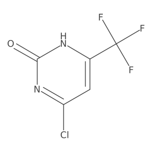 4-Chloro-6-(trifluoromethyl)pyrimidin-2-ol Structure
