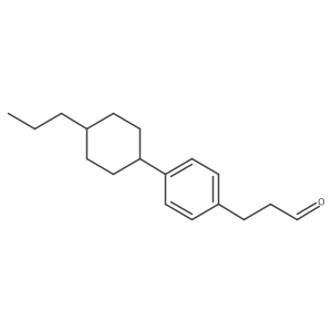 Benzenepropanal, 4-(4-propylcyclohexyl)-, trans-结构式