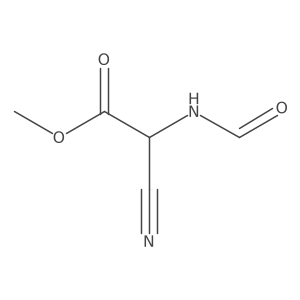 Acetic acid, cyano(formylamino)-, methyl ester结构式