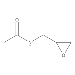 (R)-N-(Oxiran-2-ylmethyl)acetamide结构式