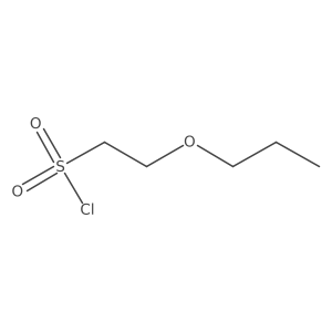 2-Propoxyethane-1-sulfonyl chloride结构式