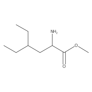 Methyl 2-amino-4-ethylhexanoate Structure
