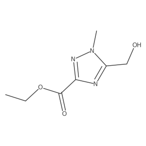 Ethyl 5-(hydroxymethyl)-1-methyl-1h-1,2,4-triazole-3-carboxylate Structure
