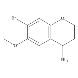 (R)-7-Bromo-6-methoxychroman-4-amine结构式