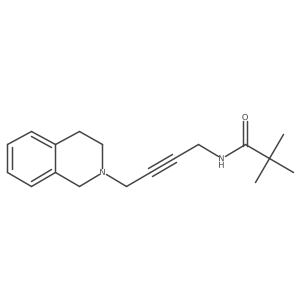 N-(4-(3,4-dihydroisoquinolin-2(1H)-yl)but-2-yn-1-yl)pivalamide Structure