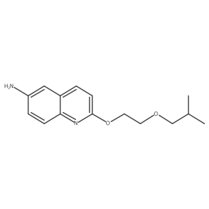 2-[2-(2-Methylpropoxy)ethoxy]-6-quinolinamine Structure