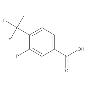 4-(1,1-Difluoroethyl)-3-fluorobenzoic acid Structure