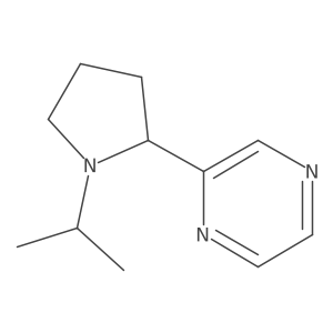 2-(1-Isopropylpyrrolidin-2-yl)pyrazine Structure