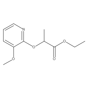 Ethyl 2-[(3-methoxypyridin-2-yl)oxy]propanoate Structure