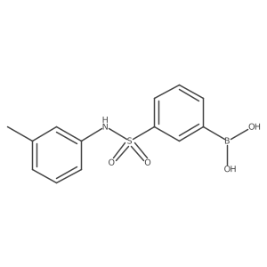 (3-(N-(m-Tolyl)sulfamoyl)phenyl)boronic acid Structure