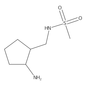 N-[(2-aminocyclopentyl)methyl]methanesulfonamide Structure