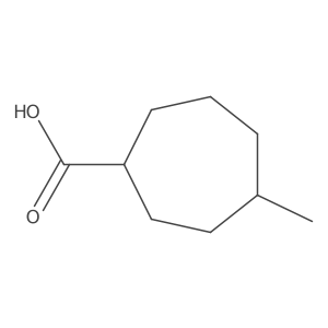 4-Methylcycloheptane-1-carboxylic acid结构式