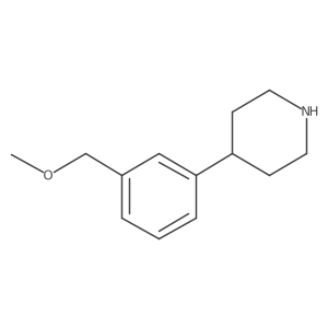 4-(3-(Methoxymethyl)phenyl)piperidine结构式