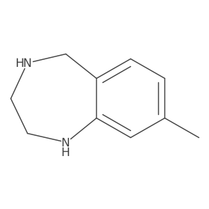 8-methyl-2,3,4,5-tetrahydro-1H-1,4-benzodiazepine结构式