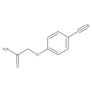2-(4-Cyanophenoxy)ethanethioamide Structure